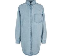 Urban Classics Damen Ladies Oversized Denim Shirt Dress Kleid, tintedlightbluewashed, 4XL