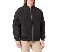 Urban Classics Damen Ladies Oversized Diamond Quilted Bomber Jacket Jacke, Black, 4XL