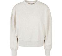 Urban Classics Damen Ladies Oversized Rainbow Crewneck Lightgrey-L