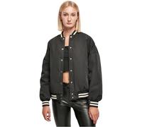 Anorak URBAN CLASSICS "Urban Classics Damen Ladies Oversized Recycled College Jacket" Gr. L, schwarz Damen Jacken (73928511-L) schwarz
