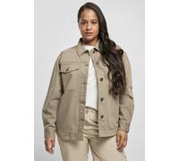 Urban Classics Damen Ladies Oversized Shirt Jacket TB4366 Khaki-5XL