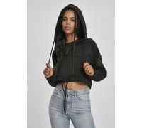 Urban Classics Damen Ladies Oversized Short Raglan Zip Hoody TB3018 Black-L