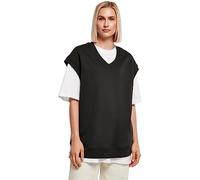 Sweatshirt URBAN CLASSICS "Damen Ladies Oversized Sweat Slipover" Gr. XS, schwarz (black) Damen Sweatshirts (68727905-XS)