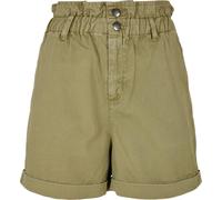 Urban Classics - Ladies Paperbag Khaki - Shorts Grün W27