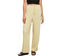 Urban Classics Damen Ladies Plisse Pants softyellow, 5XL