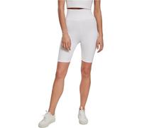 Urban Classics Damen Ladies Radler-Hose High Waist Cycle Yoga-Shorts , White, XXL