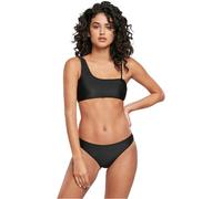 Urban Classics Ladies Recycled Asymmetric Tank Top Bikini Black Größe: XS | Bikinis Outlet | Damen | Schwarz