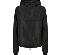 Urban Classics Ladies Recycled Basic Pull Over Jacket in Gr. 3XL in Schwarz
