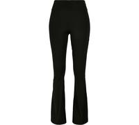 Urban Classics Ladies Recycled High Waist Flared Leggings in Gr. XXL in Schwarz