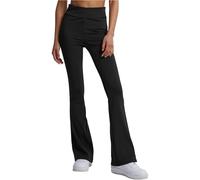 Urban Classics Ladies Recycled High Waist Flared Leggings Frauen in Gr. 5XL in Schwarz