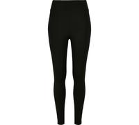 Leggings URBAN CLASSICS "Urban Classics Damen Ladies Recycled High Waist Leggings", Damen, Gr. XS, US-Größen, schwarz, 78% Polyester, 22% Elasthan, unifarben, skinny fit, Hosen Leggings (53101047-XS)