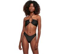 Urban Classics Ladies Recycled Hot V Bikini Frauen in Gr. S in Schwarz