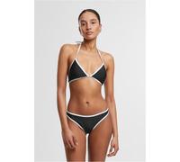 Urban Classics Damen Ladies Retro Triangle Bikini TB7483 Black/White-M