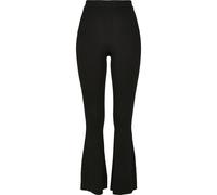 Urban Classics Leggings Rippenstrick Bootcut Damen Schwarz Gr. 5XL