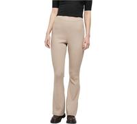 Urban Classics Ladies Rib Knit Bootcut Leggings in Gr. XXL in Beige