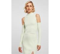 Urban Classics Damen Ladies Rib Knit Cut Out Sleeve Longsleeve Lightmint-XS