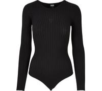 Urban Classics Damen Ladies Rib Knit Longsleeve Body Black-S