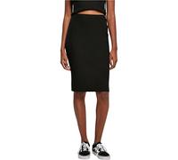 Urban Classics Damen Ladies Rib Knit Midi Skirt, Schwarz, 4XL EU
