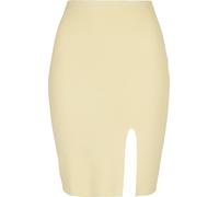 Urban Classics Damen Ladies Rib Knit Skirt Softyellow-5XL