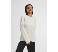 Urban Classics Damen Strickpullover Rippenstrick, Loose Fit, Altweiß XS