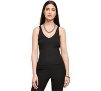 Urban Classics Ladies Rib Knit Top in Gr. M in Schwarz