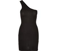 Urban Classics Ladies Rib One Shoulder Dress in Gr. XS in Schwarz