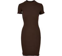 Urban Classics Damen Ladies Rib Tee Dress Brown-2XL