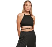 Urban Classics Damen Ladies Rib Trapeze Cropped Top Black, 5XL