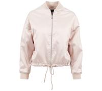 Urban Classics Damen Leichte Jacke Ladies Satin Kimono Blouson Light Pink-XS