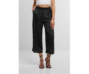 Urban Classics Damen Ladies Satin Wide Leg Culotte TB7488 Black-M