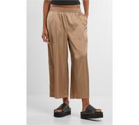Urban Classics Damen Ladies Satin Wide Leg Culotte TB7488 Softtaupe-3XL