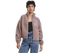 Urban Classics Ladies Sherpa Mix Jacket in Gr. L in Rosa