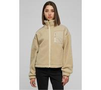 Urban Classics Winterjacke Damen Sherpa Mix Jacket, 100% Polyester, unifarben, Oversize, wetsand 5XL