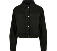 Urban Classics Ladies Short Boxy Worker Jacket in Gr. 5XL in Schwarz