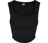 Urban Classics Damen Ladies Short Corsage Top Black-XS