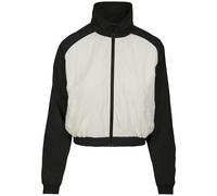Urban Classics Ladies Short Raglan Crinkle Batwing Jacket in Gr. L in Schwarz