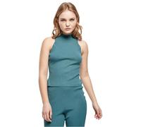 Urban Classics Damen Ladies Short Rib Knit Turtleneck Top T-Shirt, Jasper, M