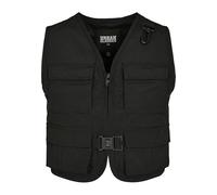 Urban Classics TB3633 Ladies Short Tactical Vest, Größe:S, Farbe:Black