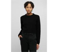 Urban Classics Damen Ladies Short Waffle Sweater Black-L