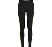 Urban Classics Leggings mit Seitenstreifen Damen XS Schwarz/Hellbraun