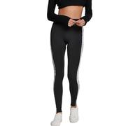 Urban Classics Frauen Legging Side Striped Pattern in schwarz S schwarz