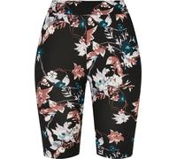 Urban Classics Ladies Soft AOP Cycle Shorts in Gr. XS in Schwarz