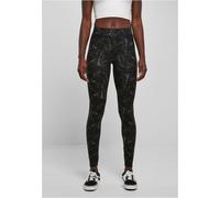 Urban Classics Ladies Soft AOP Leggings Frauen Leggings schwarz XS