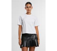 T-Shirt URBAN CLASSICS "Urban Classics Ladies Sorona Loose Fit Tee", Damen, Gr. 3XL, weiß, 70% Baumwolle, 30% Polyester (Sorona), unifarben, oversize, Rundhals, Shirts T-Shirt (92335525-XXXL) weiß