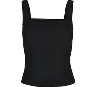 Urban Classics Ladies Squard Neckline Rib Top in Gr. 5XL in Schwarz
