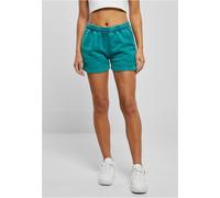 Urban Classics Ladies Stone Washed Shorts in Gr. M in Grün