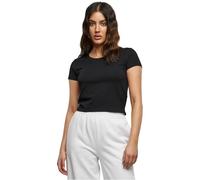 Urban Classics Women's Ladies Stretch Jersey Cropped Tee T-Shirt, Black, 5XL