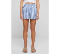 Urban Classics Damen TB6845-Ladies Striped Shorts, White/Blue, S