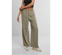 Urban Classics Damen Ladies Structured Wideleg Pants TB7500 Paleolive-L
