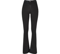 Urban Classics Ladies Super Stretch Bootcut Denim Pants Jeans schwarz in W28L33